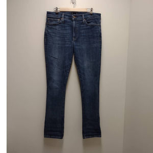 Madewell Men's Dark Wash Skinny Rolled Denim Size 35X32